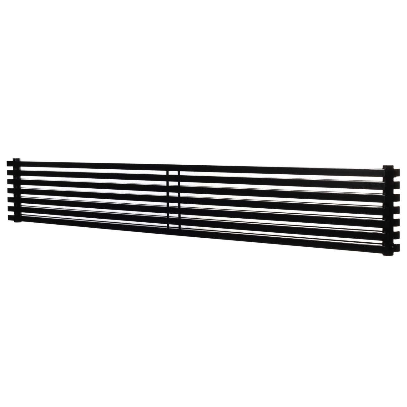 Трубчатый радиатор Betatherm горизонтальный Quantum BQH2 285x1600 (Черный Ral9005M подк. 34) Фото - 1